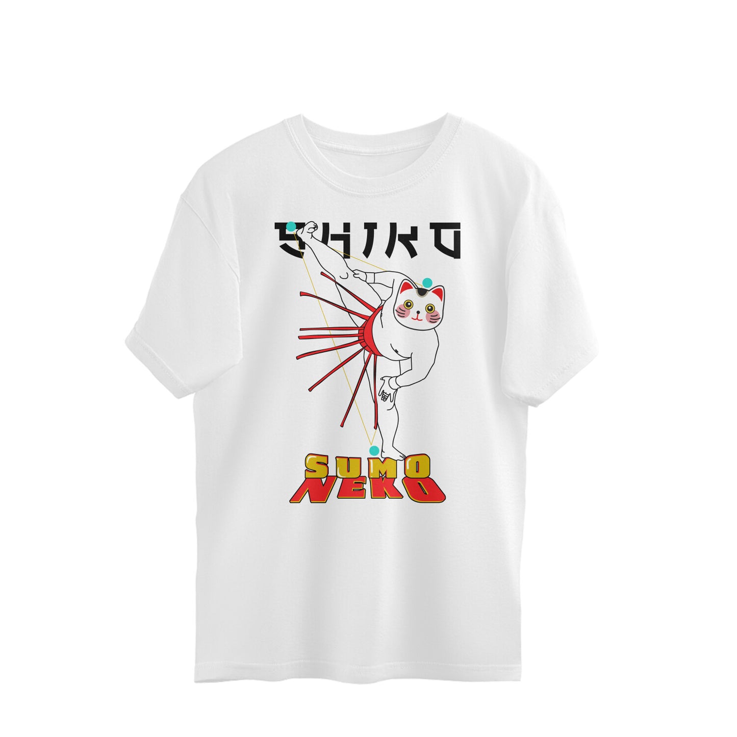 Sumo Neko T-Shirt (Baggy Boombastic Fit)